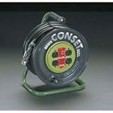 エスコ AC125V/15A/30mコンセント固定リール(アース付) EA815FB-30