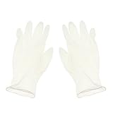 B Blesiya 使い捨て　ゴム製手袋　裏地付き　乳製品/牧場　工業/製造　多場合適用　弾力性　耐久性　滑り止め　ホワイト　約50組入り　全3サイズ - S