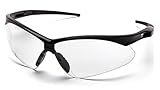 Pyramex SB6310SPR25 PMXTREME Readers Magnifying Safety Glasses, Clear +2.5 Reader Lens, Black Frame 