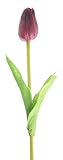 EOZY 造花 ミニチューリップ 観葉植物 ドライフラワー インテリア アクセサリー アレンジメント ディスプレイフラワー アートフラワー パーティー おしゃれ 濃紫