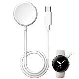 Pixel Watch充電器 ピクセルウォッチ充電器 ピクセルウォッチ充電ケーブル ワイヤレス充電 磁気充電ケーブル 急速充電 Pixel Watch充電ケーブル 置くだけ充電 持ち運び便利 1m 携帯充電器 （Pixel Watch 1 にのみ適しており、Pixel Watch 2 / 3 /3XLには対応していません）(Type-C, 白)
