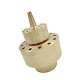 Flameer 黄銅　噴水ノズル　2層　カラム　多孔　スプリンクラー　全3サイズ選択　スプレーヘッド　池 ガーデン　高品質 - 1.5インチ