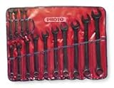 Stanley Proto J1200FBASD Combination Wrench Set, ProtoBlack, 14-Piece, 12 Point [並行輸入品]