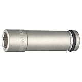 トネ(TONE) インパクト用超ロングソケット 4NV-19L100 差込角12.7mm(1/2") 二面幅19mm