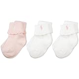 ポロ ラルフ ローレン ベビー 靴下 3足セット 2足セット ギフト 出産祝い ベビーウェア （サイズ：6-12m、カラー：ST/White pink） Polo Ralph Lauren [並行輸入