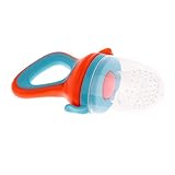 Perfk 全15種類　咬合乳首　おしゃぶり　小さな　おもちゃ - オレンジ, L