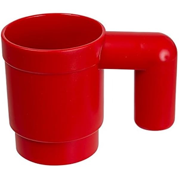 Lego Upscaled Mug -RED: Amazon.com.au 