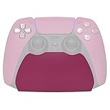 PlayVital ps5に対応するコントローラースタンド、ラバーパッド付き、プレーステーション5コントローラーに対応するスタンド【レッド】