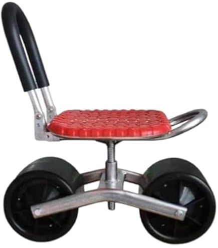 Amazon.co.jp: 農作業椅子 車輪付き 360°回転 背もたれ付き 高さ調節