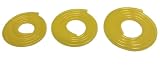 Tygon Genuine F-4040-A Clear Yellow Fuel Line 3 Sizes Variety Pack (3 Feet Each)