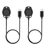 【2個入り】For SUUNTO Race 2/SUUNTO Vertical 2 充電ケーブル ピン間の距離 対応 type C充電ケーブル 磁気吸着 急速充電 コード 超高耐久 SUUNTO Race 2/SUUNTO Vertical 2 コード充電器（ブラック）