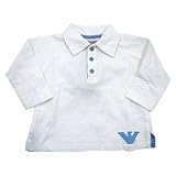 [アルマーニベビー] ARMANI BABY アパレル (Tシャツ) GXH243T ホワイト×ブルー (6M) ベビー [並行輸入品]