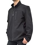 [カルバン クライン] 裏フリースソフトシェルスタンドブルゾンジャケット「INFINITE STRETCH SOFT SHELL JACKET」 (JP, アルファベット, M, BLACK) [並行輸入品]