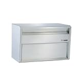 郵便ポスト ハッピー金属 ファミール615 (大谷石サイズ)・ポール式 前入れ後出し