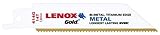 LENOX Gold 414G - 4" 14TPI Titanium Edge Metal Cutting Reciprocating Blade - 5 Pack [並行輸入品]