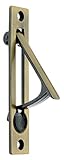 idh by St. Simons 14020-005 Professional Grade Quality Genuine Solid Brass 4" Edge Pull, Antique Bra