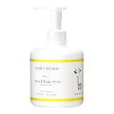 BABY BORN ベビーボーン フェイス＆ボディミルク 乳液 無香料 ローション ベビーローション 無添加 保湿 マザー 東原亜希