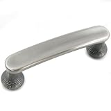 MNG Hardware 17221 3-Inch C/C Vanilla Guerlain Stem Pull, Satin Nickel by MNG Hardware
