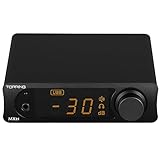 TOPPING トッピング MX3s クラスD パワーアンプ DAC ヘッドホンアンプ 内蔵 Bluetooth サブウーファー 2.1 チャンネル 対応 Black(ブラック)