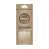 GONESH(ガーネッシュ)パフュームクリップ(カーエアコン芳香剤)ココナッツ(トロピカルなココナッツの香り)1個