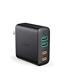 PD 充電器 AUKEY usb充電器  (48W PD対応 4ポートUSB-C×2 USB-A×2 急速充電器) Power Delive