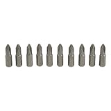 10 Pc. 1 #2 Phillips Insert Bits [並行輸入品]