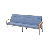 コクヨ(KOKUYO) 待合室用ベンチ 460シリーズ W2335×D700×H960mm CN-464HBA ライトマリン