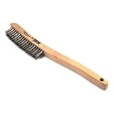 Forney Industries70521Curved Handle Wire Brush-STAINLESS STEEL BRUSH