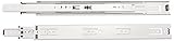 High Quality 8400P WH 18 Side Mount Full Extension Drawer Slide, 18-Inch, White, Pair