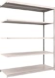 ＴＲＵＳＣＯ　軽量Ｍ１．５ボルトレス棚１７６０×５９５×Ｈ２１００増結　ネオグレ M1.5-7665BNG(ﾈｵｸﾞﾚｰ)(P)