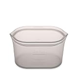 ジップトップ Zip Top シリコーンバッグ 保存袋 【日本正規品】 ディッシュ S 473ml グレー フリーザーバッグ 繰り返し使える 食品用ラップの代替えにも