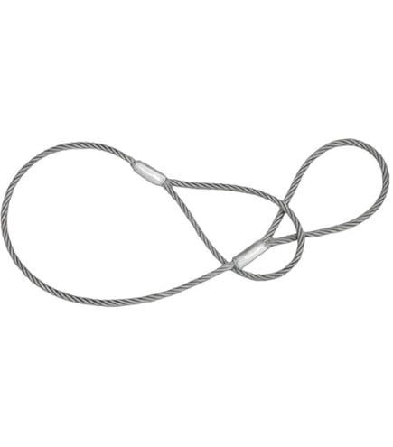 Amazon | 鳳ワークス_径24mm(8分)×2m_2本セット_JIS_両アイ_編込み_