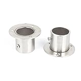 パイプソケット フランジ パイプソケット パイプハング ロッドエンド ブラケット 32mm直径 2個入