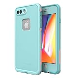 LifeProof FRINCHシリーズ 防水ケース iPhone 8 Plus & iPhone 7 Plus専用 (のみ) - 非小売パッケージ - ワイプアウト(ブルーティント/フュージョンコーラル/マンダレーベイ)