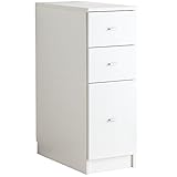 ライフスタイリングショップ すき間収納 幅30cm メラミン チェスト 3段 隙間収納 キッチン 引き出し AK-004