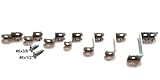1" offset mounting canvas Z clips for picture framing -- #6 x 3/8" pan-head screws included -- 144 b