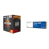 AMD CPU Ryzen 5 5600G 100-100000252BOX + Western Digital NVMe 内臓SSD 1T