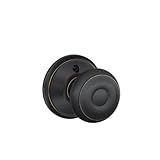 Schlage f170geo716 Georgianダミーノブ、2パックカラー: Aged Bronzeサイズ: 2パックモデル: