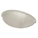 ThresholdTM Plain Cup Pull - 6-Pack - Satin Nickel [並行輸入品]
