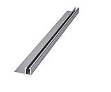 Tanis Brush AH402448CF Aluminum Right Angle Flange Brush Holder for One 3/16 Brush 4' Length 0.64 Fl