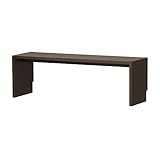 岩附(IWATSUKI) デスク ダークブラウン 幅150cm 奥行44.5 高さ49.2 幅木よけ加工有り オーダー OC-50150DHDB