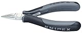 Knipex 35-22-115-ESD ESD Precision Electronics Pliers (half-round jaws) - MultiGrip by KNIPEX Tools