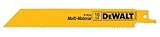 DEWALT DW4806 6-Inch 10 TPI Straight Back Bi-Metal Reciprocating Saw Blade (5-Pack) [並行輸入品]