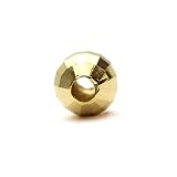 [ ハッピーボム ] K18 ミラーボール パーツ 3mm 5個 18金 イエローゴールド 189MILBL_30