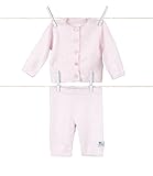 リトルジラフ ベビー服 Dolce スナッグル セーター&パンツセット 3-6m (ピンク) lg1091-01 【正規代理店輸入】