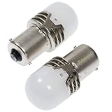 Takenous 竹村商会 S25 LED シングル ホワイト ルミナスルーセントバルブPlus バスマーカー用 トラック用品 2個セット BA15s (アンバー)