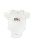 Funkoos Circus Train Short-Sleeve Organic Baby Boy Bodysuit, 9-12 months, Infant/Baby/Newborn:9 - 12