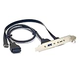 USB3.2 USB 3.2 フロントパネルヘッダー Type-E タイプ E から Type-C C メス延長ケーブル (パネル取り付けネジ付き) USB3.2 フロントパネルヘッダー