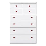 アルファタカバ ベビータンスシリーズ パルコハート 90cm幅6段 レッド