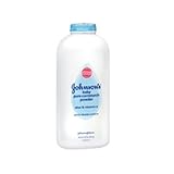 Johnson's Baby Powder, Pure Cornstarch, Aloe & Vitamin E, Pack of 8 (22 oz. Per Pack) by Johnson's B